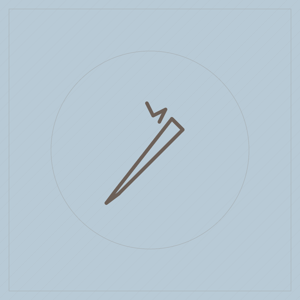 Design — an illustration of a drawing pen, the second step in our design process