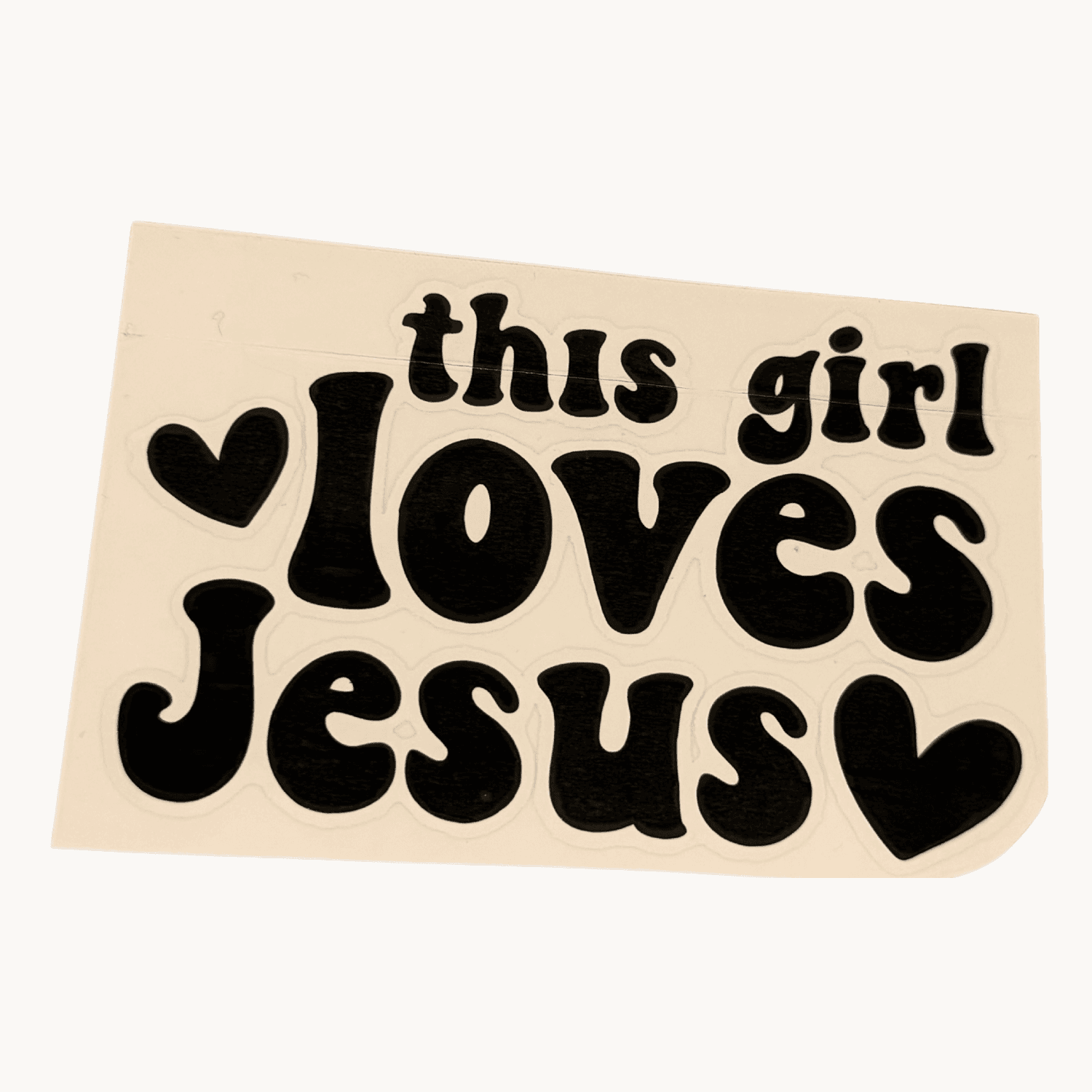 This Girl Loves Jesus Decal