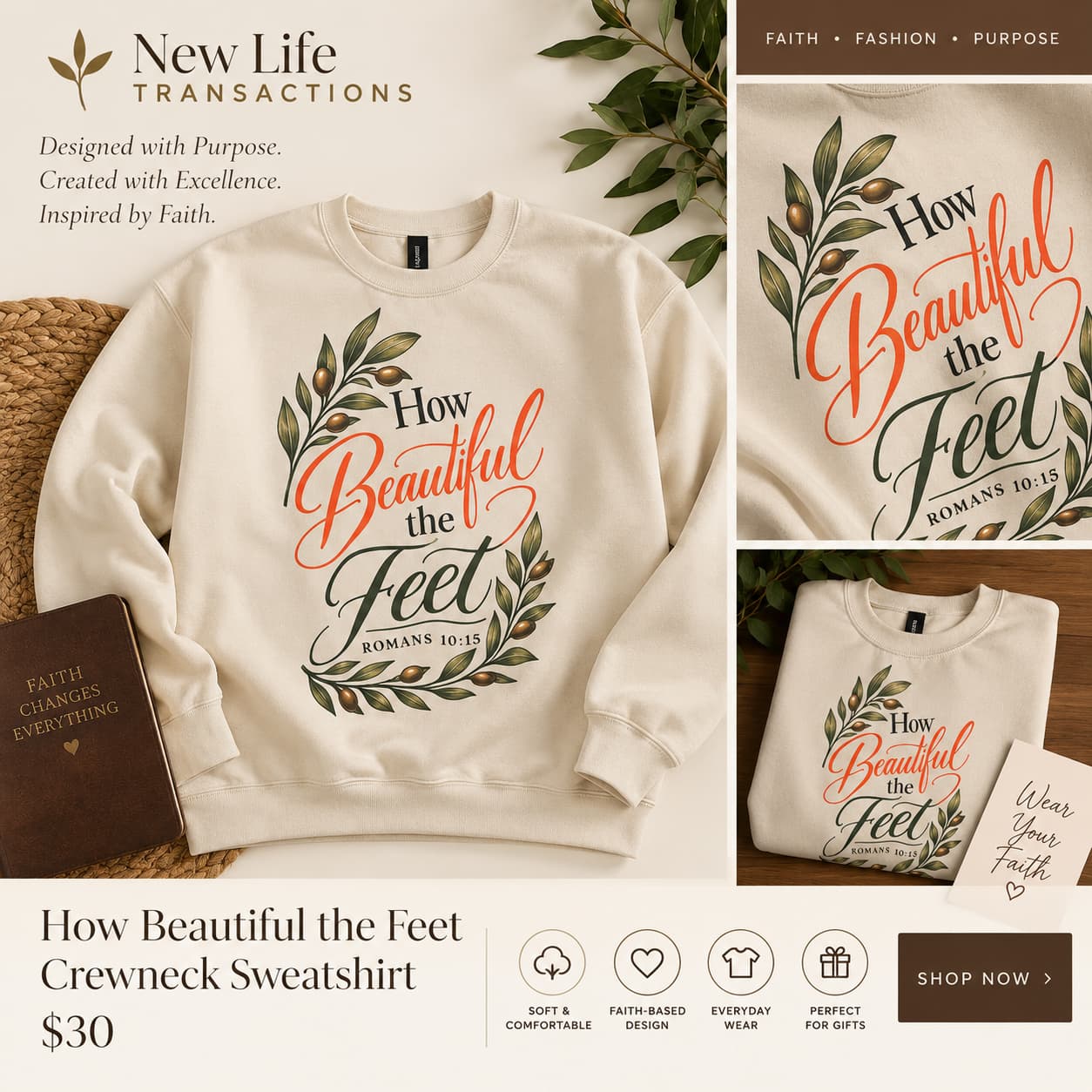 Custom Long-Sleeve Fleece Pullover